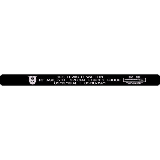 SFC Lewis C. Walton Memorial Bracelet