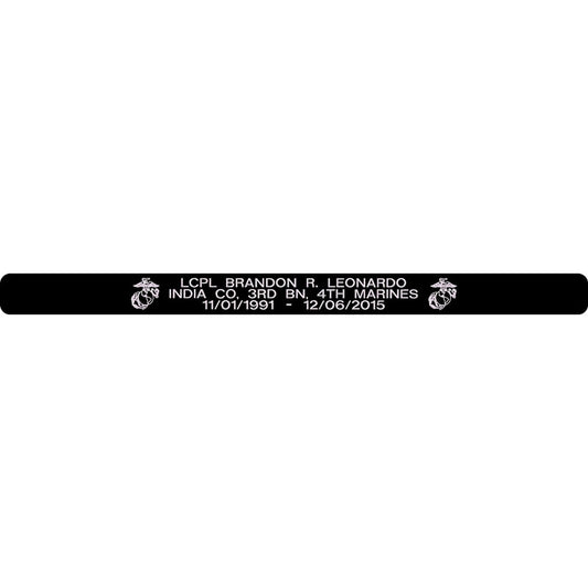 LCPL Brandon R. Leonardo Memorial Bracelet