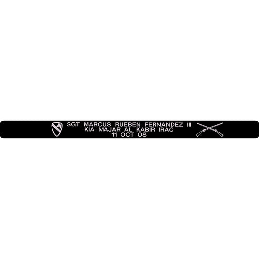 SGT Marcus Rueben Fernandez III Memorial Bracelet