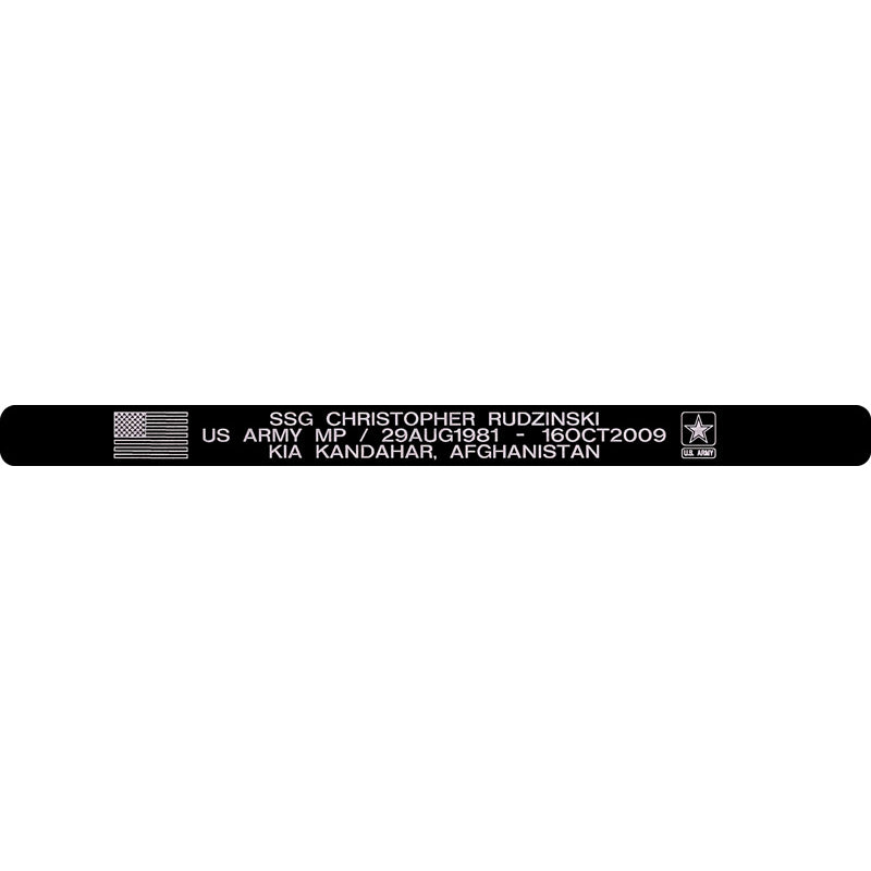 Christopher Rudzinski Memorial Bracelet: SSG Christopher Rudzinski – Bands of Heroes