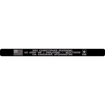 Chris Rudzinski Memorial Bracelet: SSG Christopher Rudzinski – Bands of Heroes