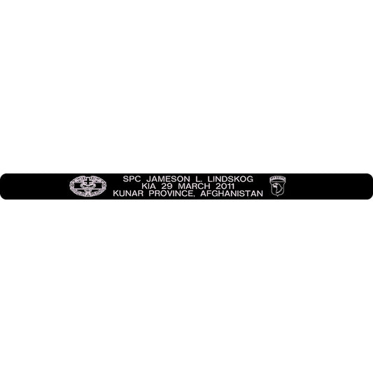 SPC Jameson L. Lindskog Memorial Bracelet