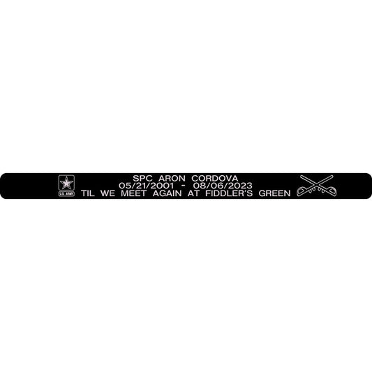 SPC Aron Cordova Memorial Bracelet