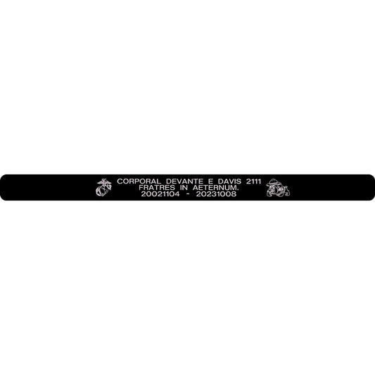 Corporal Devante E Davis Memorial Bracelet