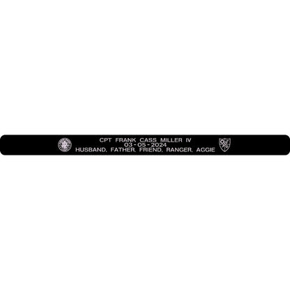 CPT Frank Cass Miller IV Memorial Bracelet