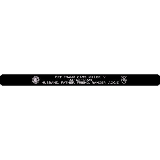 CPT Frank Cass Miller IV Memorial Bracelet