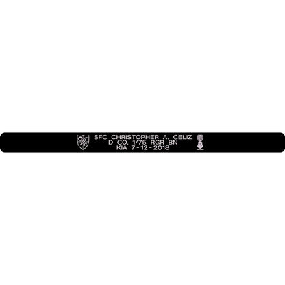 SFC Christopher A. Celiz Memorial Bracelet Style 2