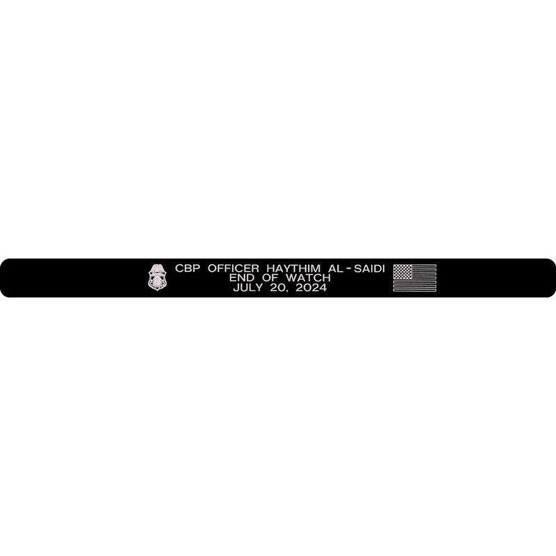 CBP Officer Haythim Al-Saidi Memorial Bracelet