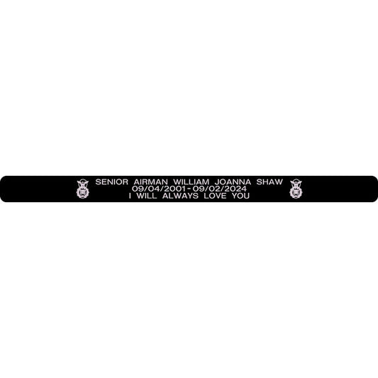 Senior Airman William Joanna Shaw Memorial Bracelet