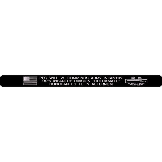 PFC Will W. Cummings Memorial Bracelet