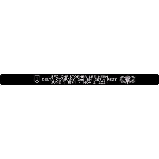 SFC Christopher Lee Kern Memorial Bracelet