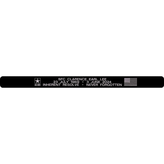 SFC Clarence Earl Lee Memorial Bracelet