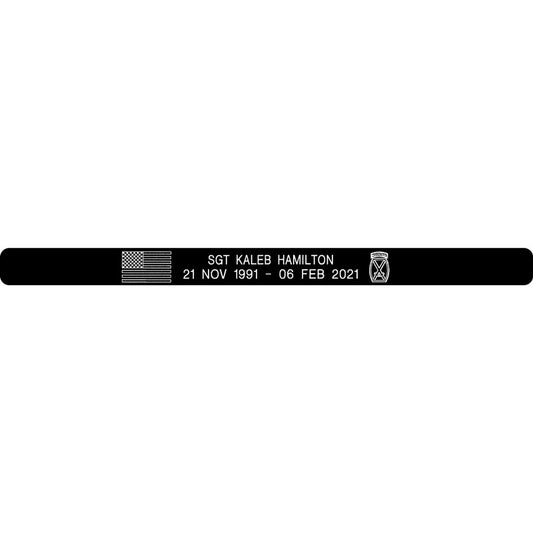 SGT Kaleb Hamilton Memorial Bracelet