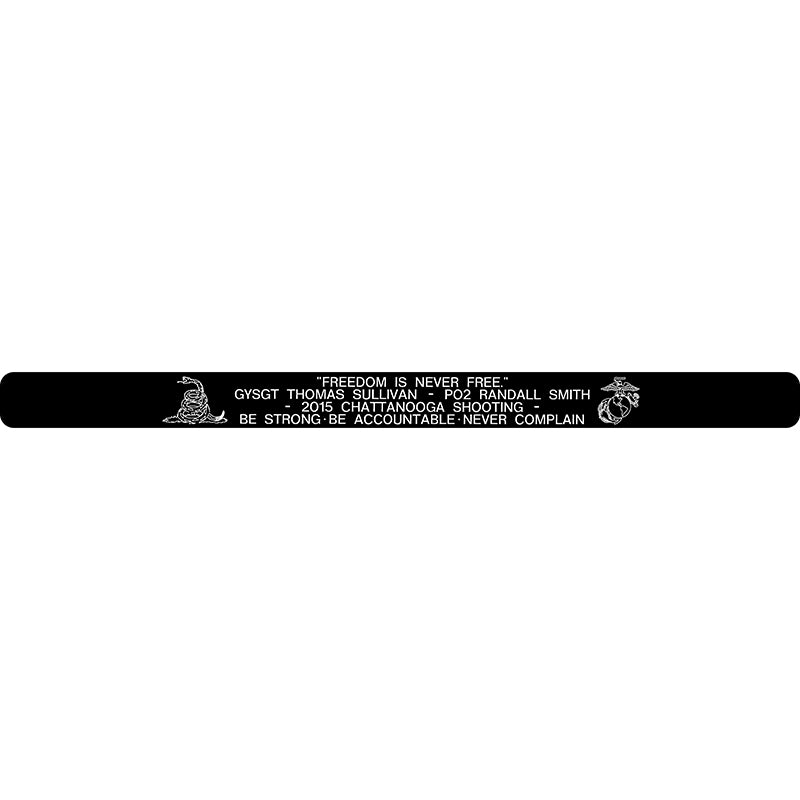 GySgt Thomas Sullivan and PO2 Randall Smith Memorial Bracelet 5/8"