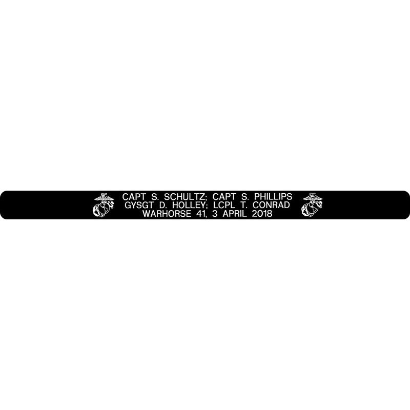 Schultz, Phillips, Holley, Conrad Memorial Bracelet